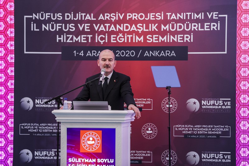 Kamudaki En Büyük Dijital Arşiv Projesi Bakan Soylu Tarafından Tanıtıldı
