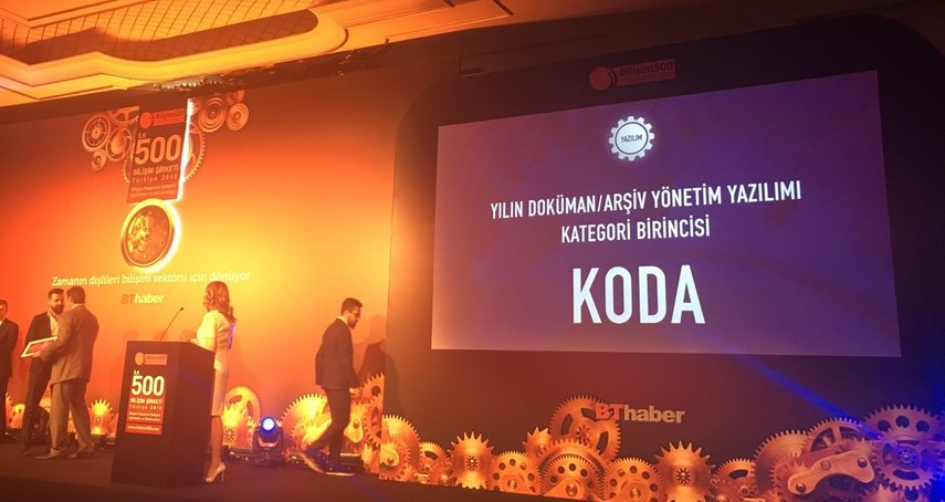 Kod-A Doküman/Arşiv Yönetimi Sektöründe Yine Pazar Lideri (2015)